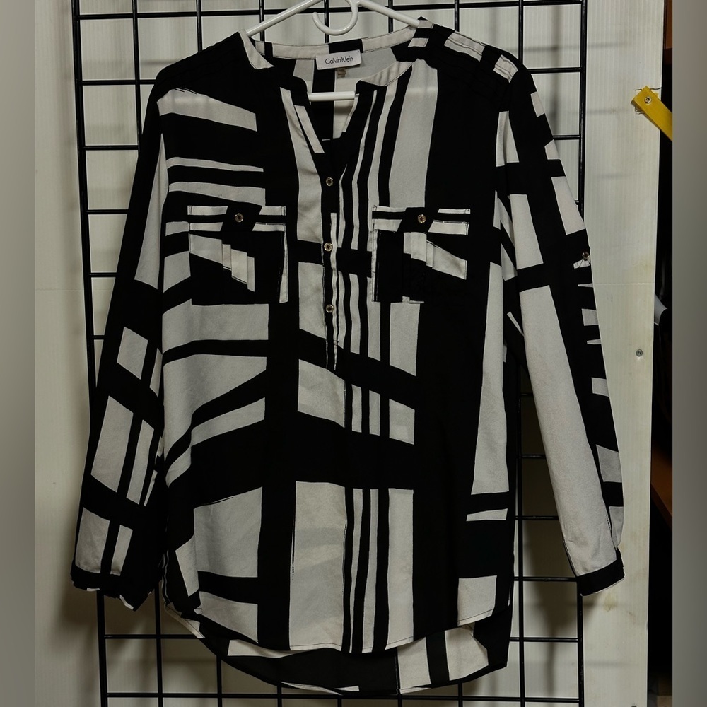 Calvin Klein Long Sleeve Blouse